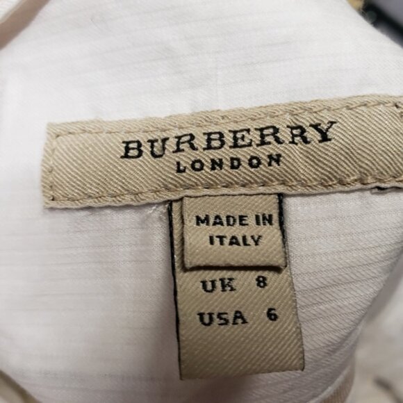 Burberry White Pleated Skirt - Picture 5 of 10